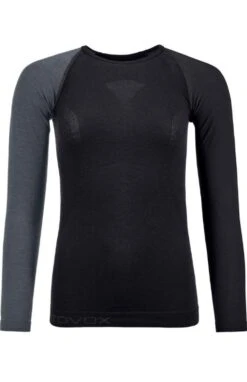 Ortovox Damen 120 COMP LIGHT LONG Sleeve Black Raven