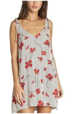 Billabong Damen Kleid High Tied White Cap