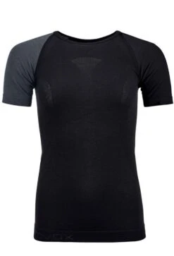 Ortovox Damen 120 COMP LIGHT SHORT SLEEVE Black Raven
