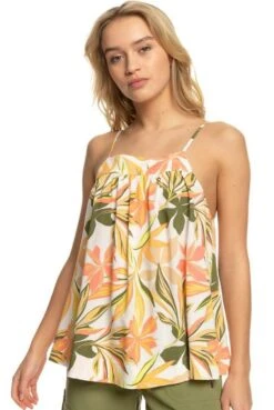 Roxy Top Magic Happens Trägerhemd Weiß