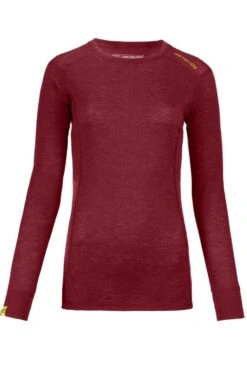 Ortovox Damen 105 ULTRA LONG SLEEVE Dark Blood