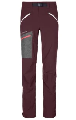 Ortovox Damen CEVEDALE Softshellhose Winetasting