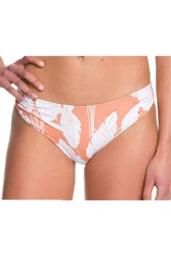 Roxy Damen Bikini Hose Printed Beach Classics Orange