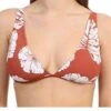 Roxy Damen Garden Trip Bikini Oberteil Rot