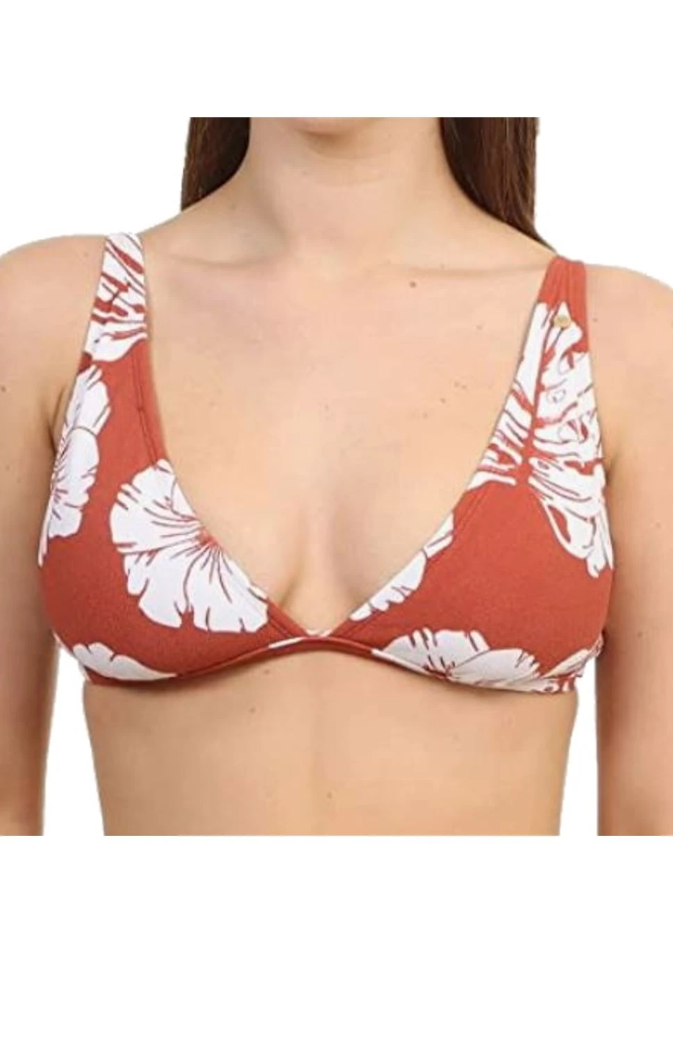 Roxy Damen Garden Trip Bikini Oberteil Rot