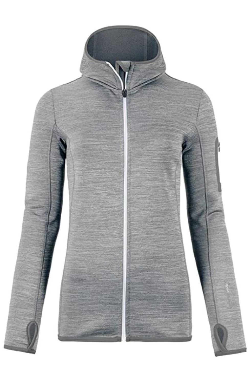 Ortovox Damen Fleece Melange Hoody Grey Blend / Grey