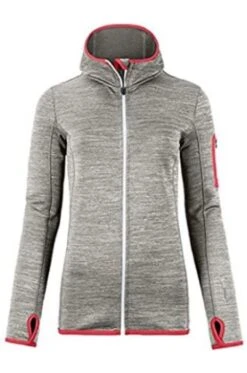 Ortovox Damen Fleece Melange Hoody Grey Blend