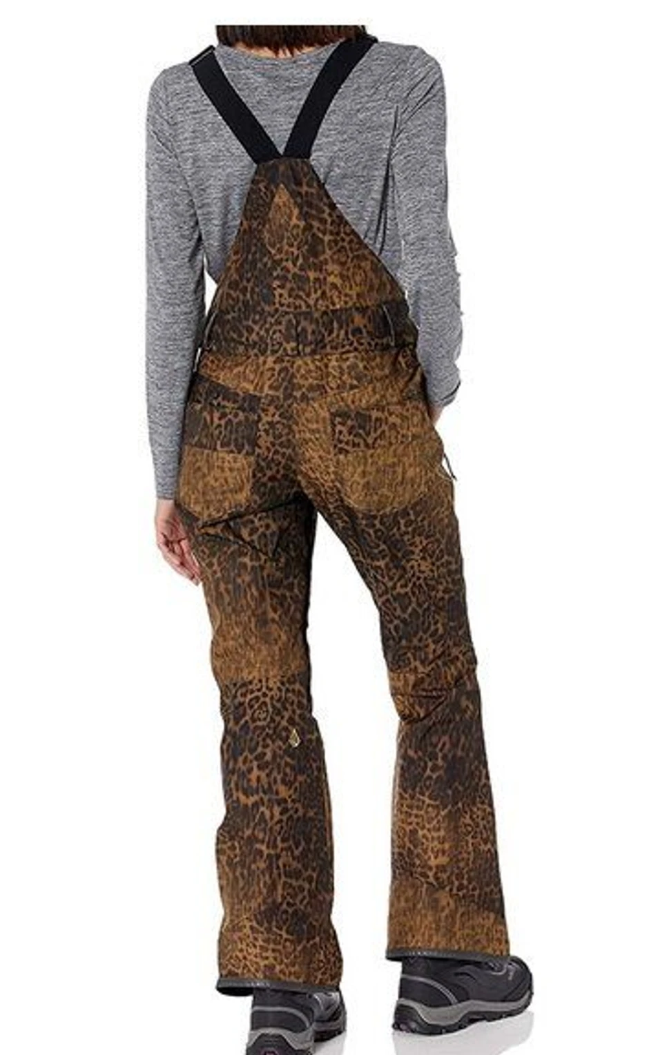 Volcom Damen Overall Swift Bib Schneehose Leopard – Bild 2
