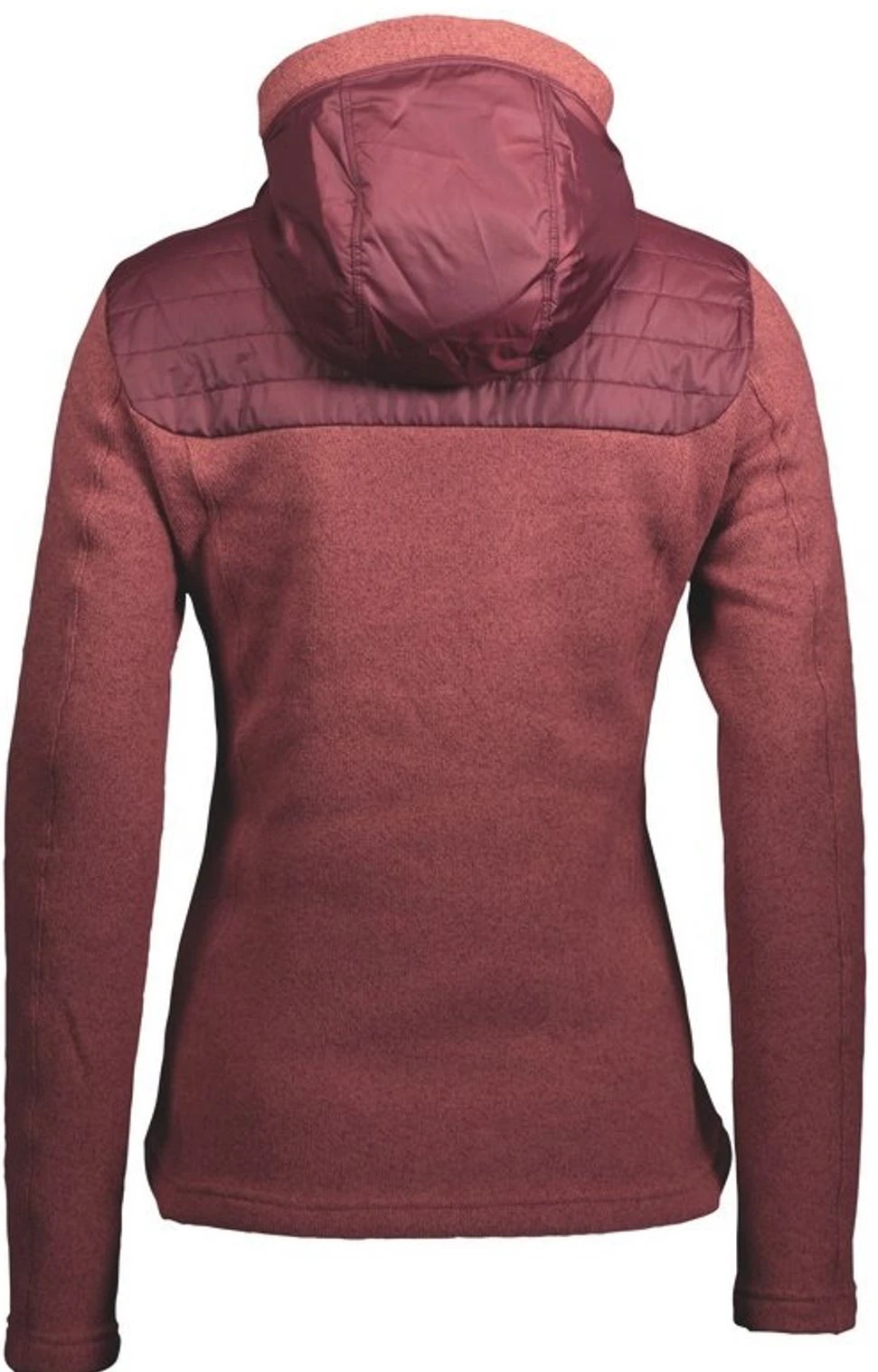 Scott Damen Fleece Hoody Bordeaux – Bild 3