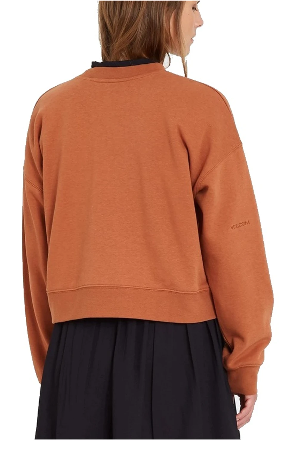 Volcom Damen Sweatshirt Stone Heart Braun – Bild 2