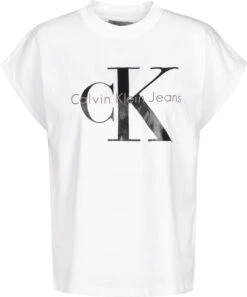 Calvin Klein Jeans Calvin Klein Damen T-Shirt Taka 5 Weiß