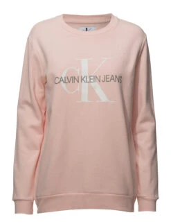Calvin Klein Jeans Calvin Klein Damen Sweatshirt Monogram Rosa