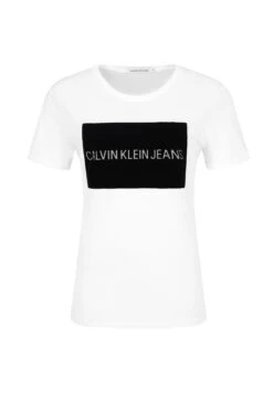 Calvin Klein Jeans Calvin Klein Damen T-Shirt Institutional Flock Box