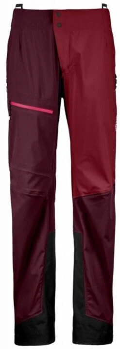 Ortovox Damen Hose 3L Ortler Pants Dark Blood