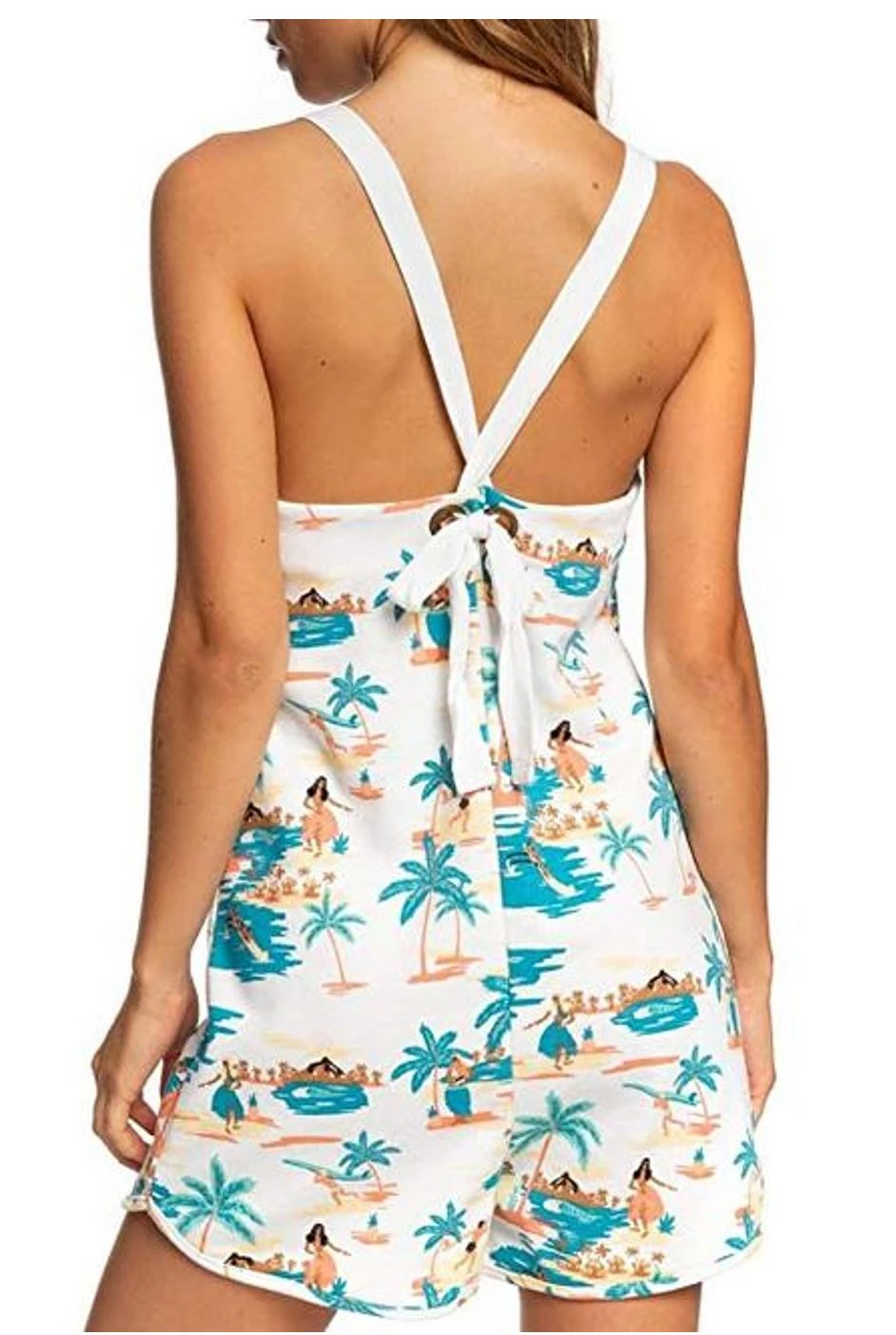 Roxy Damen Jumpsuit Golden Palm Blau – Bild 2