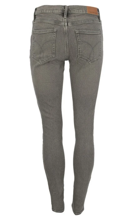 Calvin Klein Jeans Calvin Klein Damen Jeans High Rise Grau – Bild 2