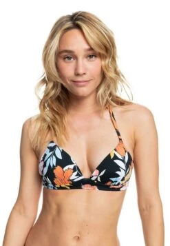 Roxy Triangle Bikini Top Beach Classics Anthracite