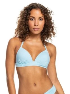 Roxy Triangle Bikini Top Beach Classics Hellblau