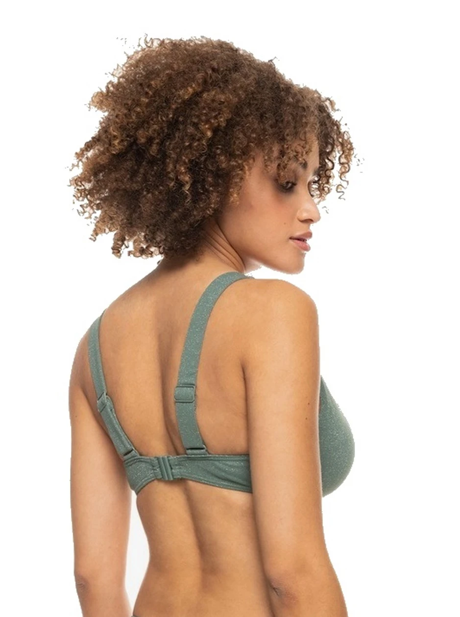 Roxy Bügel Bikini Top Shimmer Time Grün – Bild 3