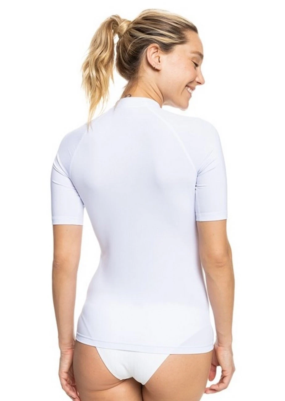 Roxy Rashguard Shirt Whole Hearted Weiß – Bild 2