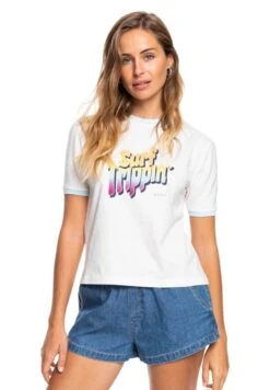 Roxy T-Shirt Biarritz Vibes Weiß