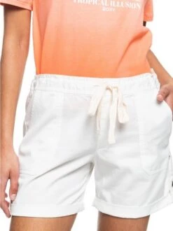 Roxy Damen Shorts Life Is Sweeter Weiß