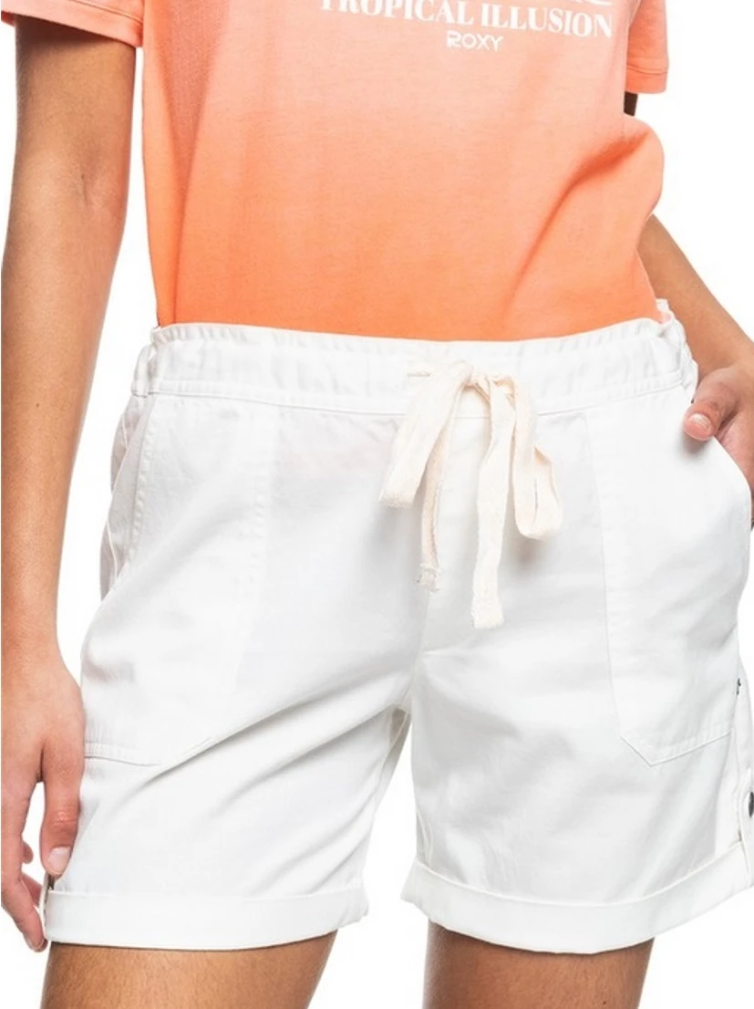 Roxy Damen Shorts Life Is Sweeter Weiß