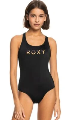 Roxy Badeanzug Active Schwarz