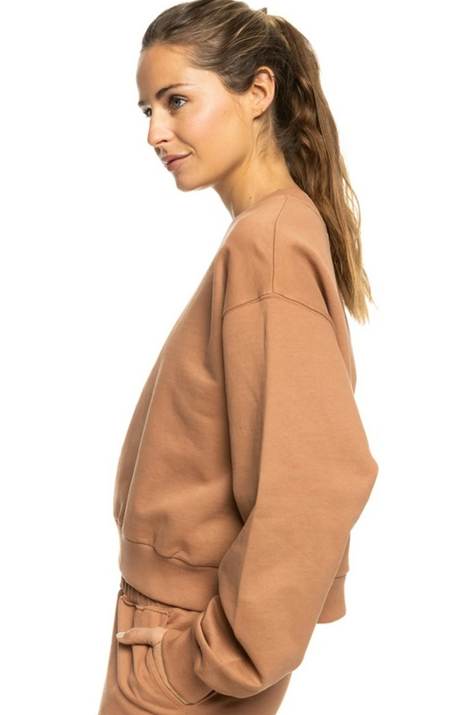Roxy Sweatshirt Essential Energy Braun – Bild 2