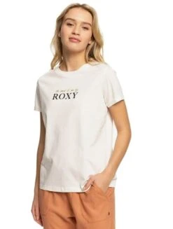 Roxy Damen T-Shirt Noon Ocean Tee Weiß