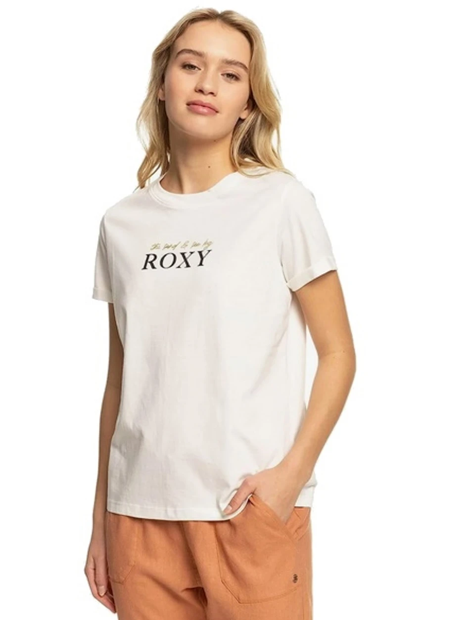 Roxy Damen T-Shirt Noon Ocean Tee Weiß