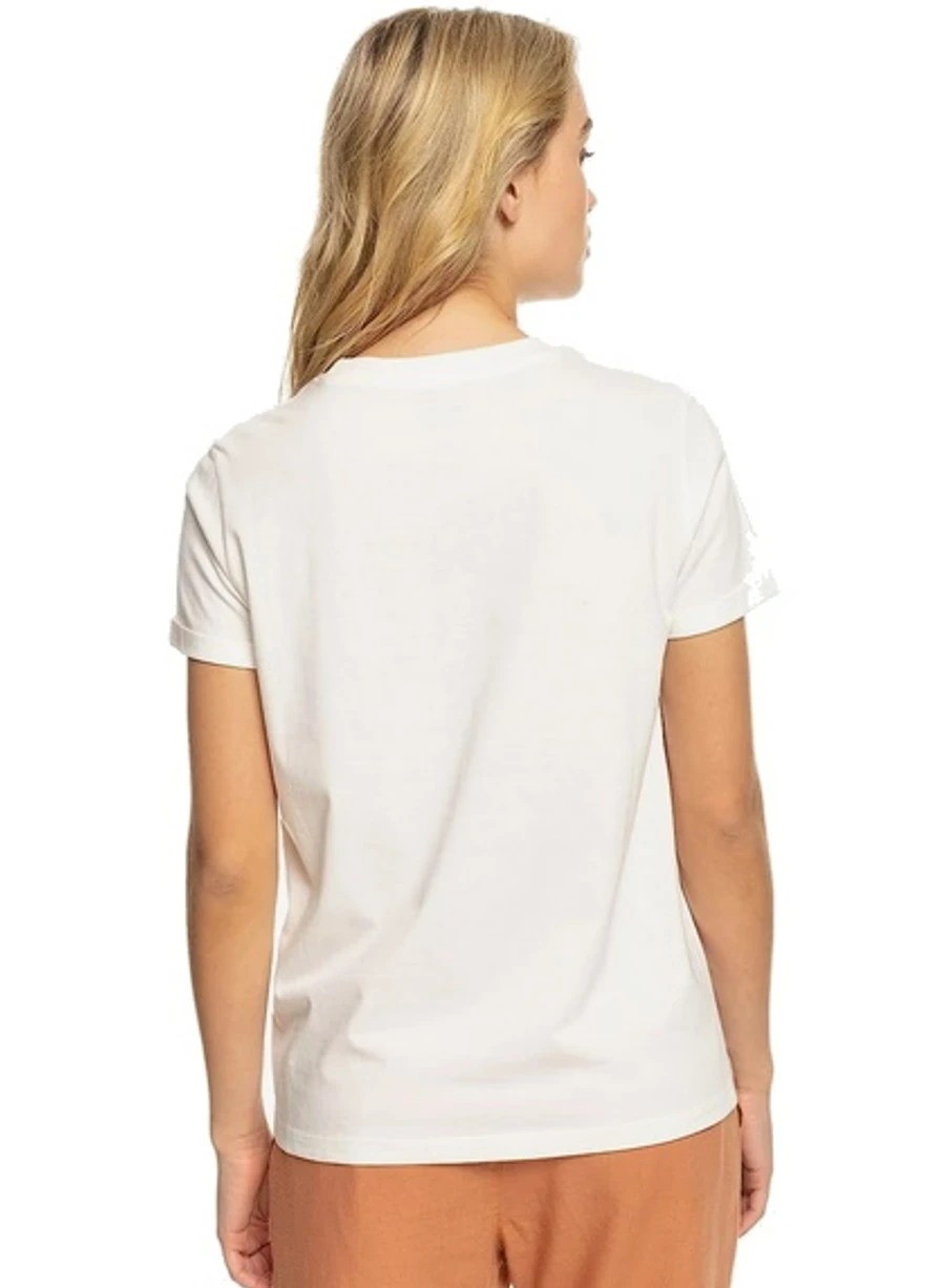 Roxy Damen T-Shirt Noon Ocean Tee Weiß – Bild 2