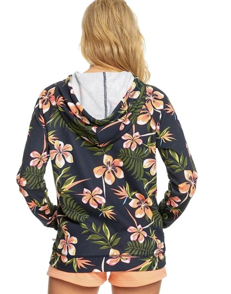 Roxy Kapuzensweatjacke Dive Deep Flowers – Bild 2
