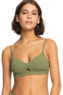 Roxy Bikinioberteil Current Coolness Bralette Grün