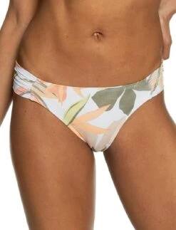 Roxy Bikini Hose Printed Beach Classics Bikinihose Weiß