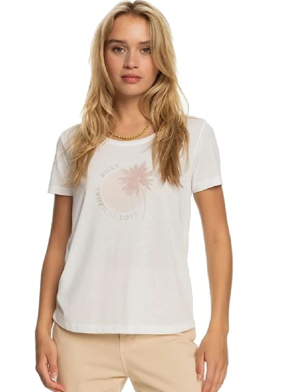 Roxy T-Shirt Chasing The Wave Weiß