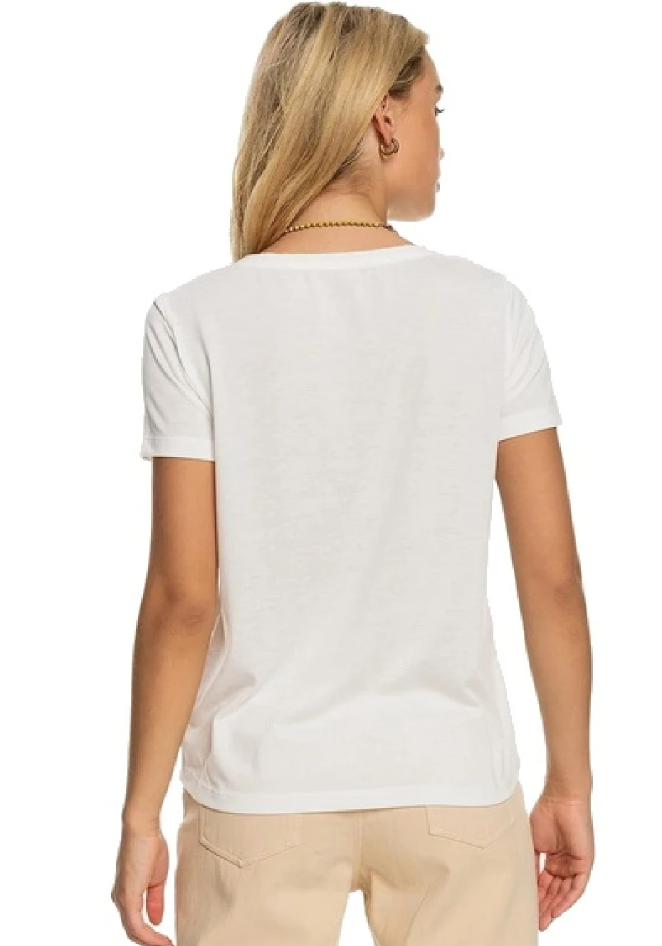 Roxy T-Shirt Chasing The Wave Weiß – Bild 2